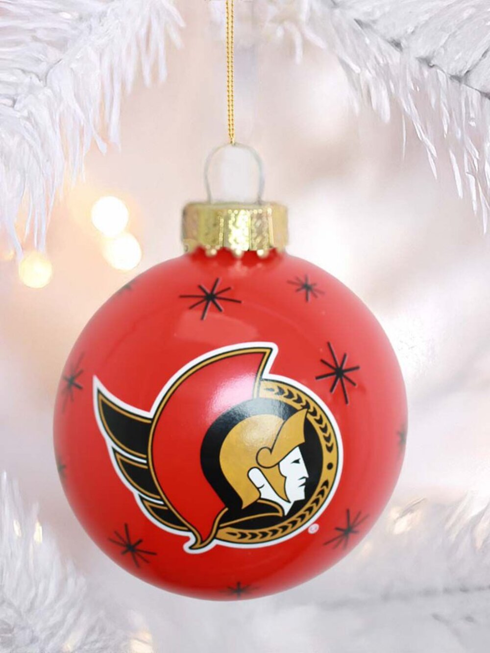 NHL Ottawa Senators Glass Ball Ornament - New in Box